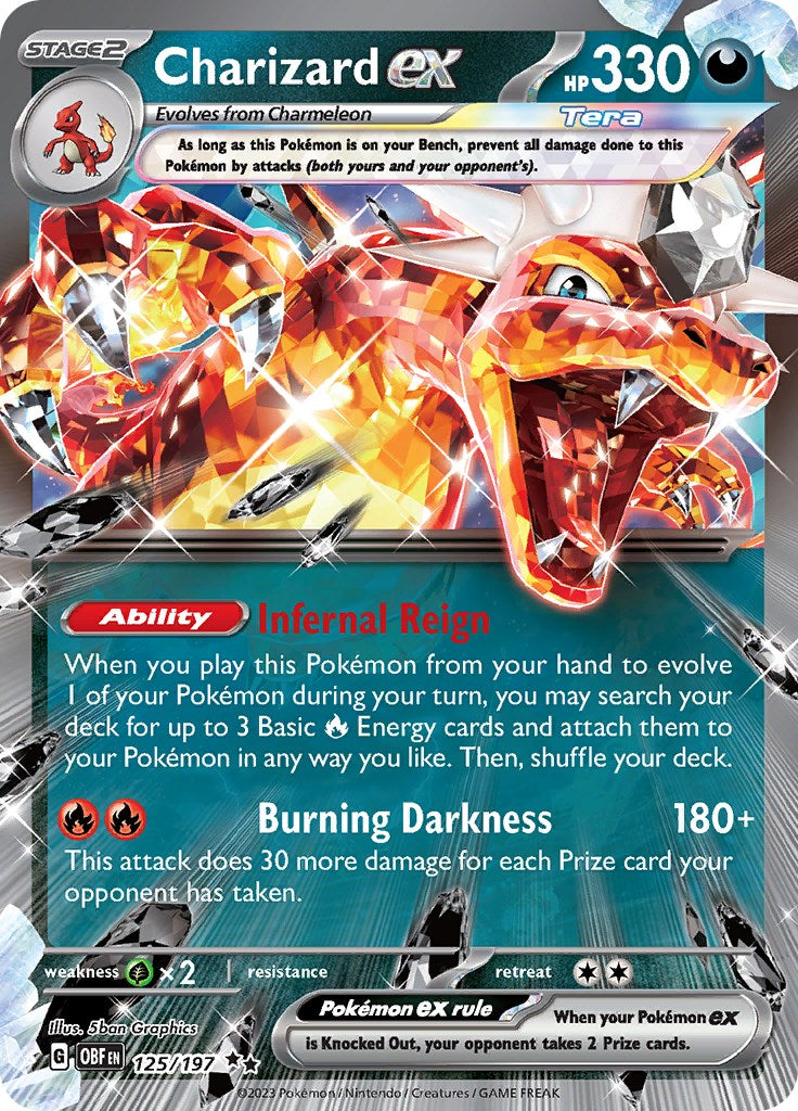 Charizard ex - 125/197 - 125/197