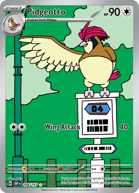 Pidgeotto - 208/197 - 208/197 (Holo)