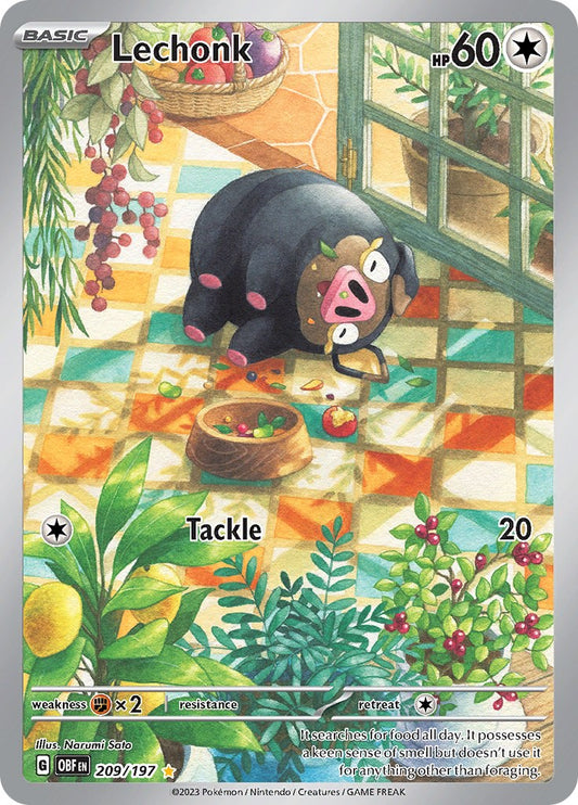 Lechonk - 209/197 - 209/197 (Holo)