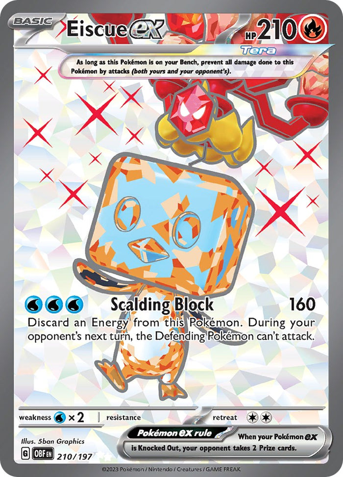 Eiscue ex - 210/197 (Holo)