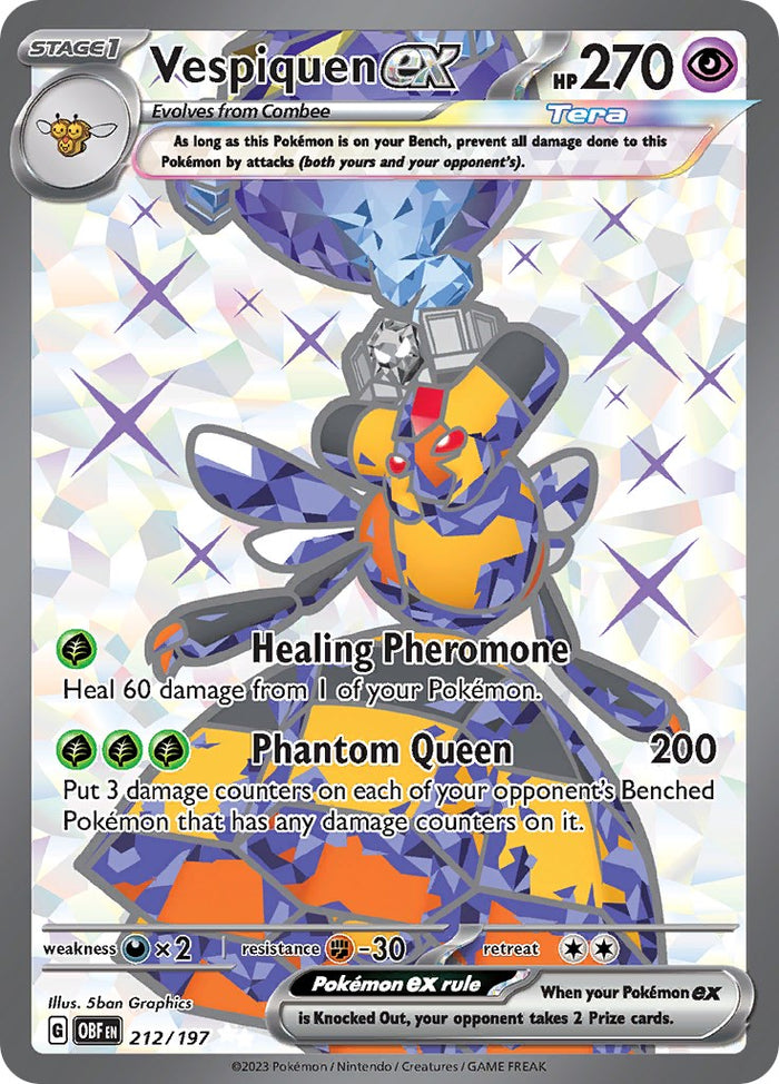 Vespiquen ex - 212/197 (Holo)
