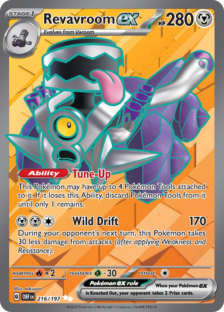 Revavroom ex - 216/197 - 216/197 (Holo)