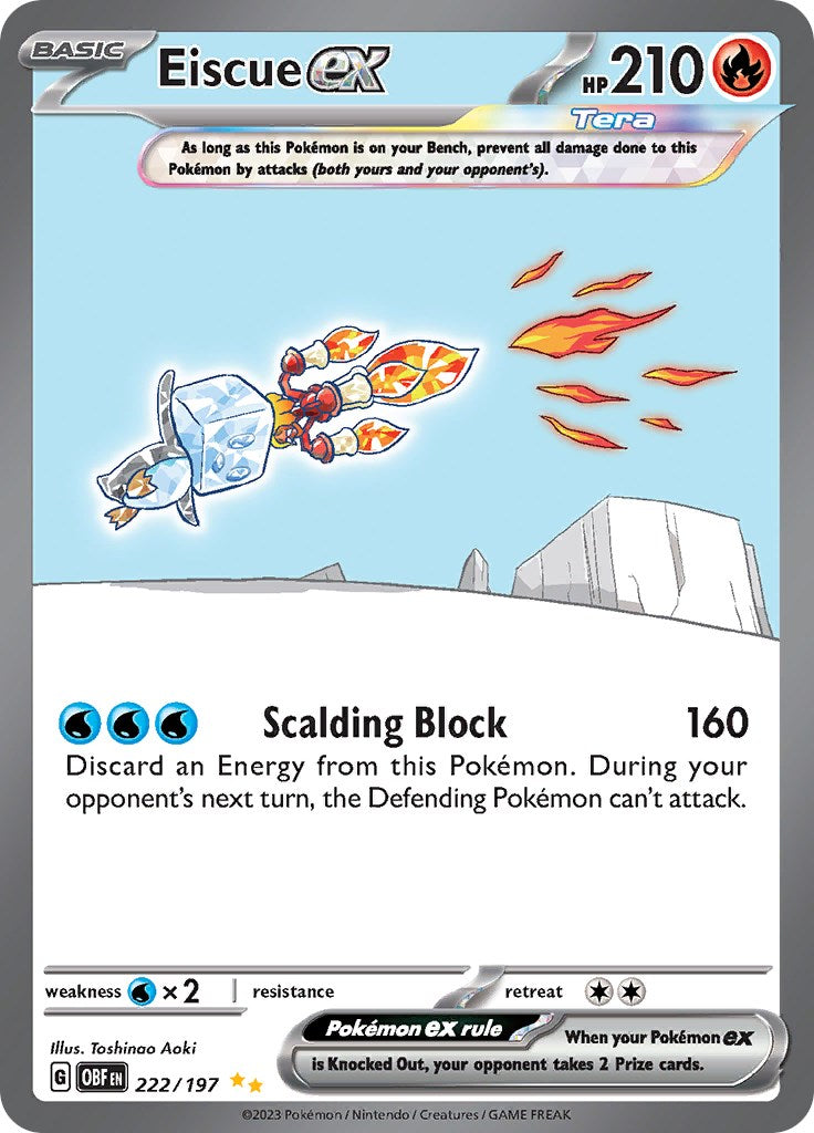 Eiscue ex - 222/197 (Holo)