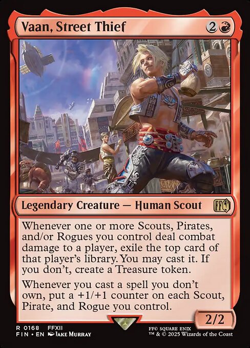 Vaan, Street Thief - 168 (Foil) Near Mint_Foil