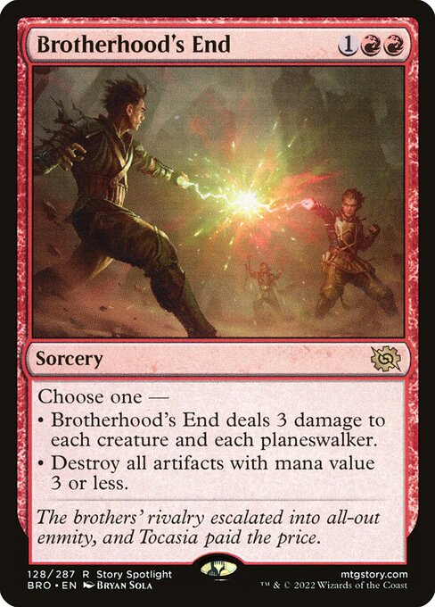 Brotherhood's End BRO #128 Foil