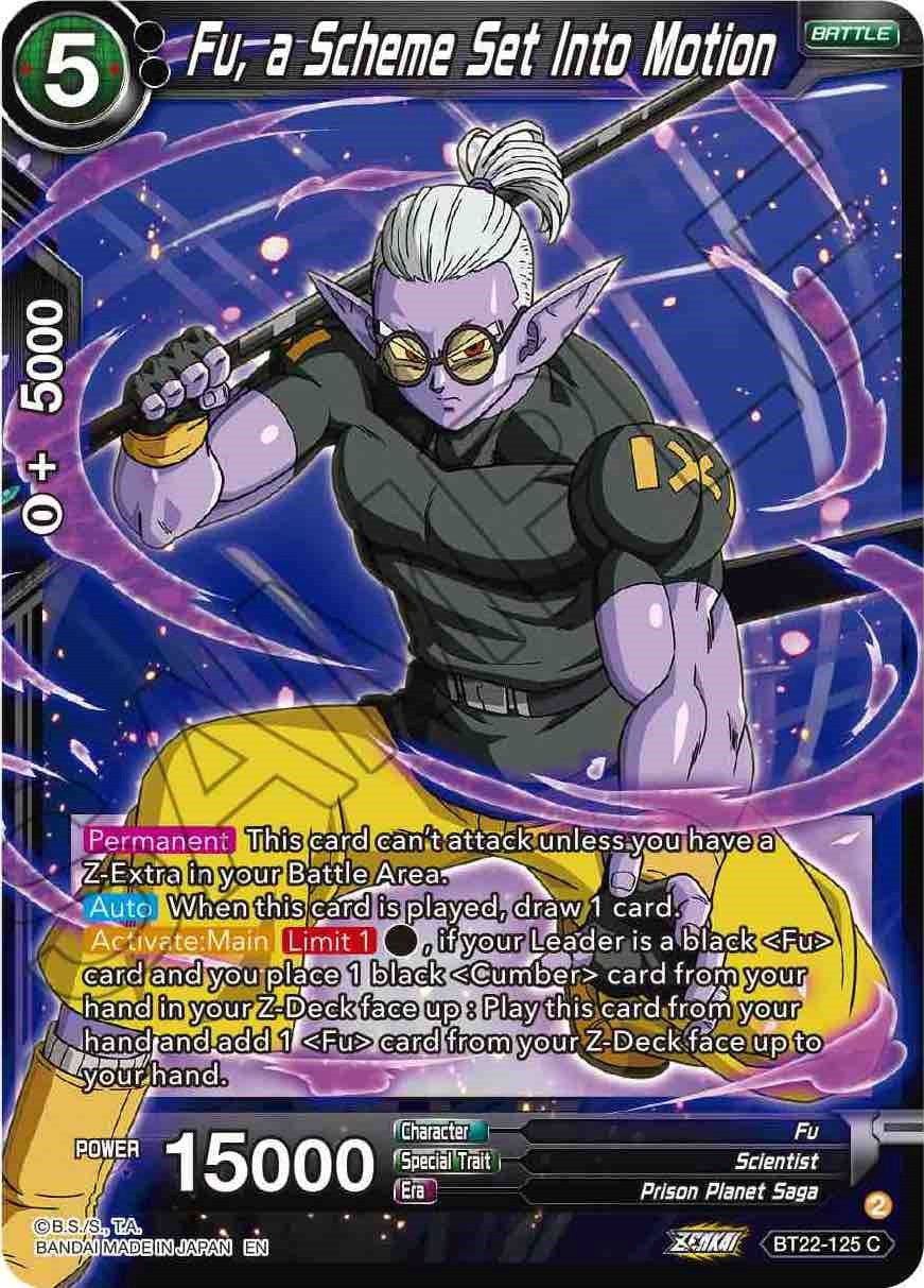Fu, a Scheme Set Into Motion - BT22-125 (Normal) Near Mint_Normal