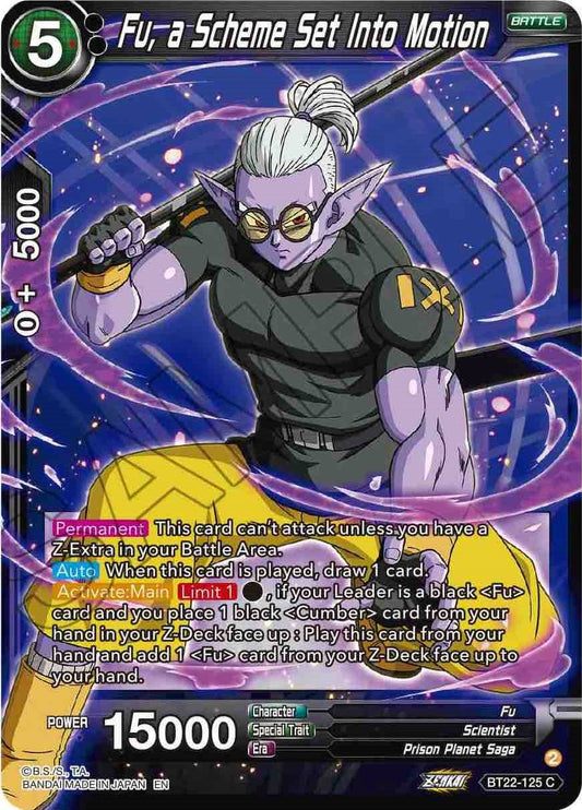 Fu, a Scheme Set Into Motion - BT22-125 (Normal) Near Mint_Normal