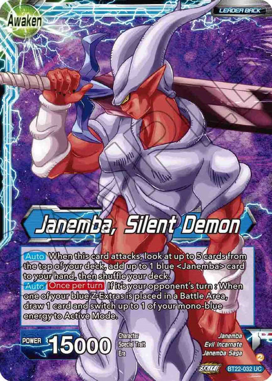 Janemba // Janemba, Silent Demon - BT22-032 (Normal) Near Mint_Normal