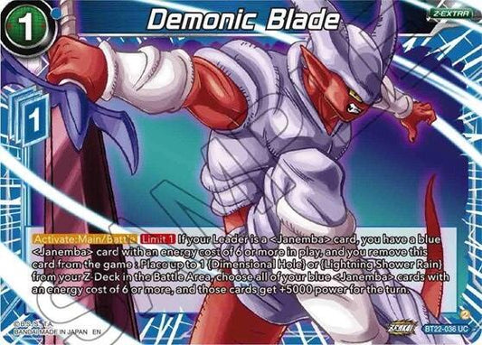 Demonic Blade - BT22-036 (Normal) Near Mint_Normal