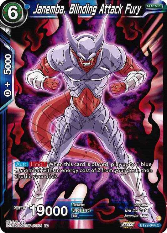 Janemba, Blinding Attack Fury - BT22-044 (Normal) Near Mint_Normal