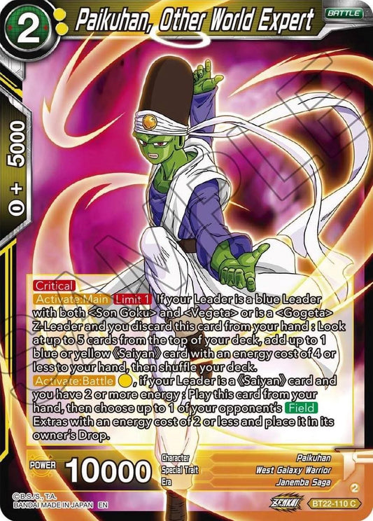 Paikuhan, Other World Expert - BT22-110 (Normal) Near Mint_Normal