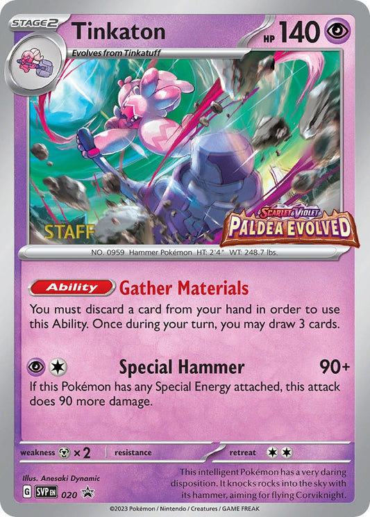 Tinkaton - 020 (Prerelease) [Staff] - 20 (Holo)