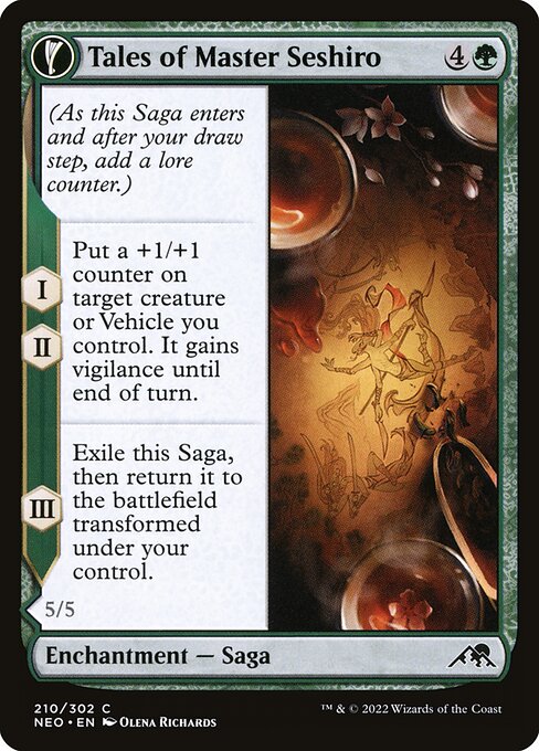 Tales of Master Seshiro // Seshiro's Living Legacy NEO #210 Non-Foil