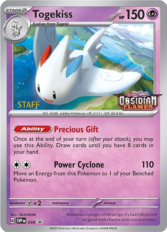 Togekiss (Prerelease) [Staff] - 38 (Foil)