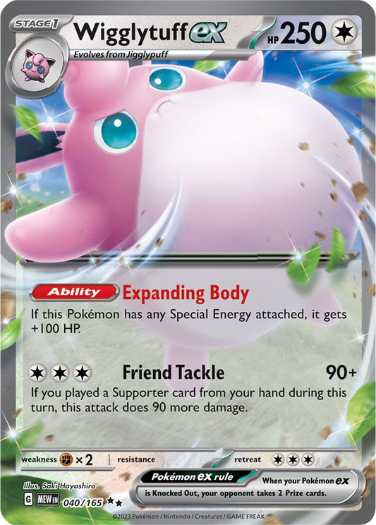 Wigglytuff ex - 040/165 - 040/165 (Holo)
