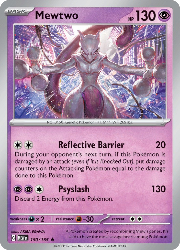 Mewtwo - 150/165 Holo