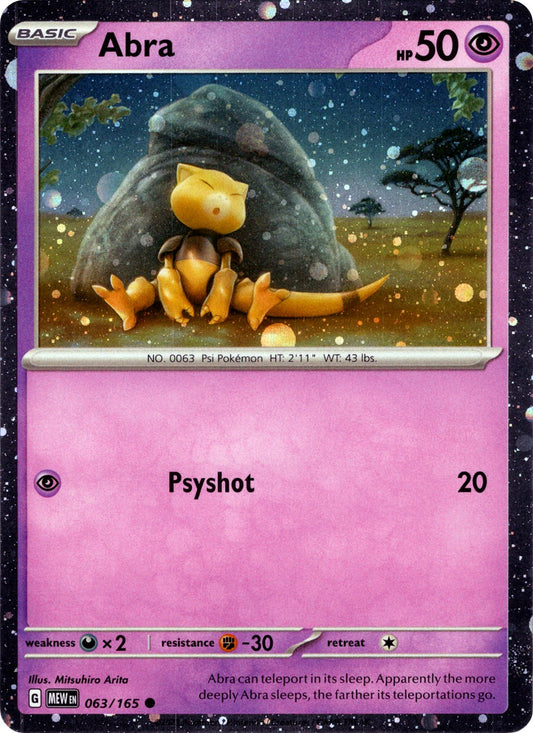 Abra - 063/165 (Cosmos Holo) - 063/165 (Holo)
