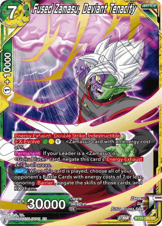Fused Zamasu, Deviant Tenacity - BT23-135 (Foil) Near Mint_Foil