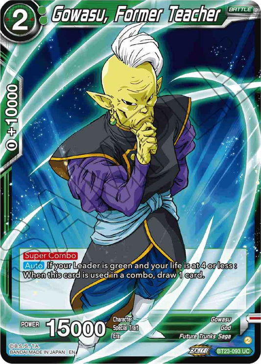 Gowasu, Former Teacher - BT23-093 (Normal) Near Mint_Normal