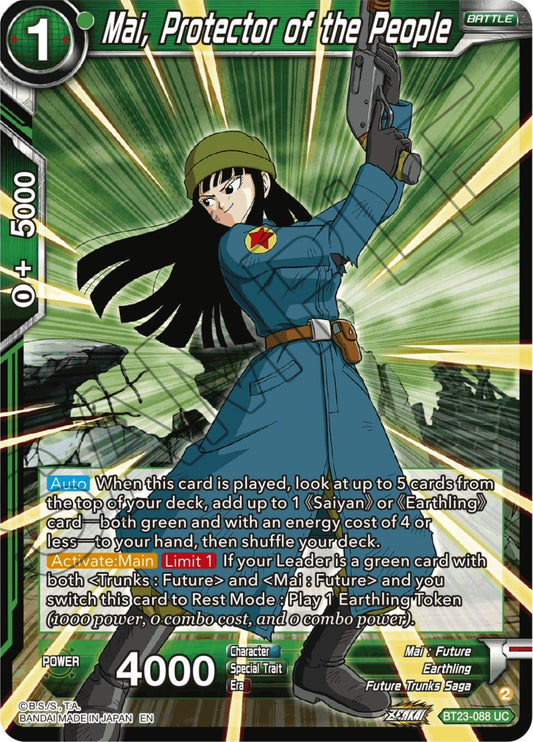 Mai, Protector of the People - BT23-088 (Normal) Near Mint_Normal