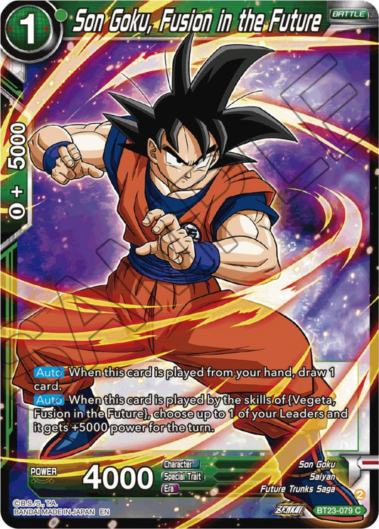 Son Goku, Fusion in the Future - BT23-079 (Normal) Near Mint_Normal