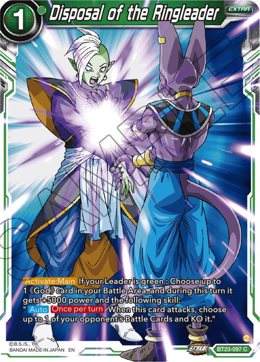 Disposal of the Ringleader - BT23-097 (Foil) Near Mint_Foil