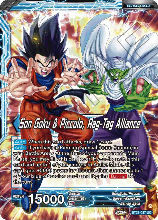Son Goku // Son Goku & Piccolo, Rag-Tag Alliance - BT23-037 (Normal) Near Mint_Normal