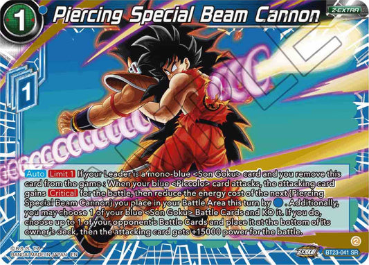 Piercing Special Beam Cannon - BT23-041 (Foil) Near Mint_Foil