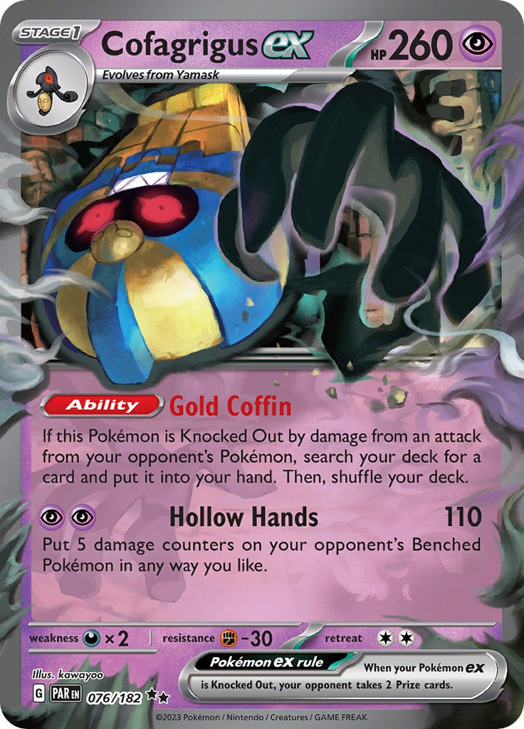 Cofagrigus ex - 076/182 Holo