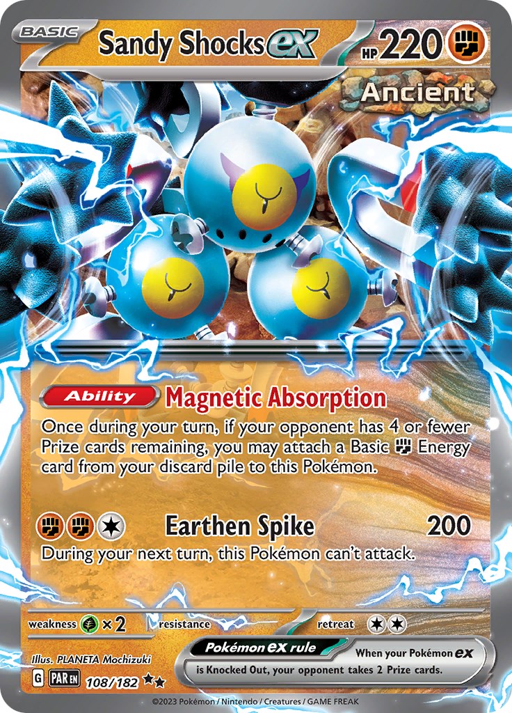 Sandy Shocks ex - 108/182 - 108/182 (Holo)