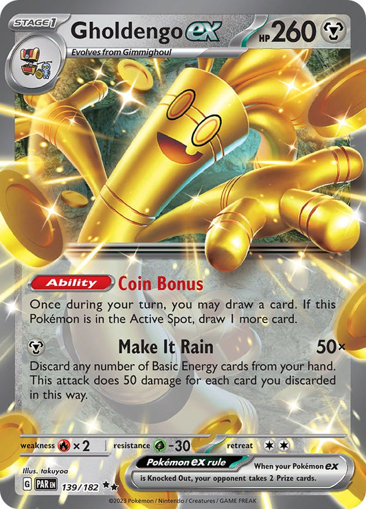 Gholdengo ex - 139/182 - 139/182 (Holo)