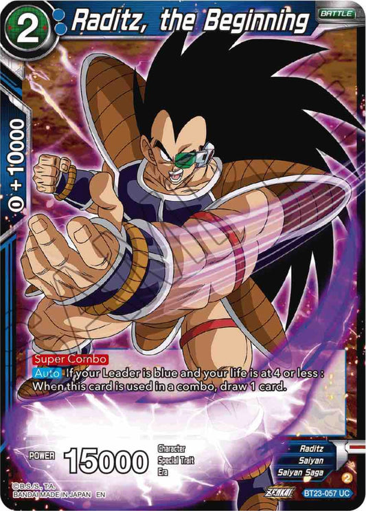 Raditz, the Beginning - BT23-057 (Normal) Near Mint_Normal