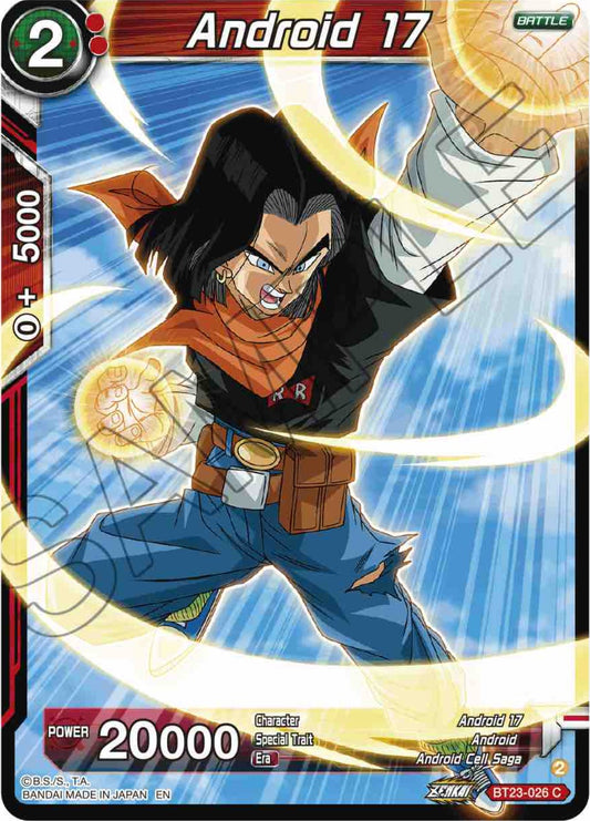 Android 17 - BT23-026 (Normal) Near Mint_Normal