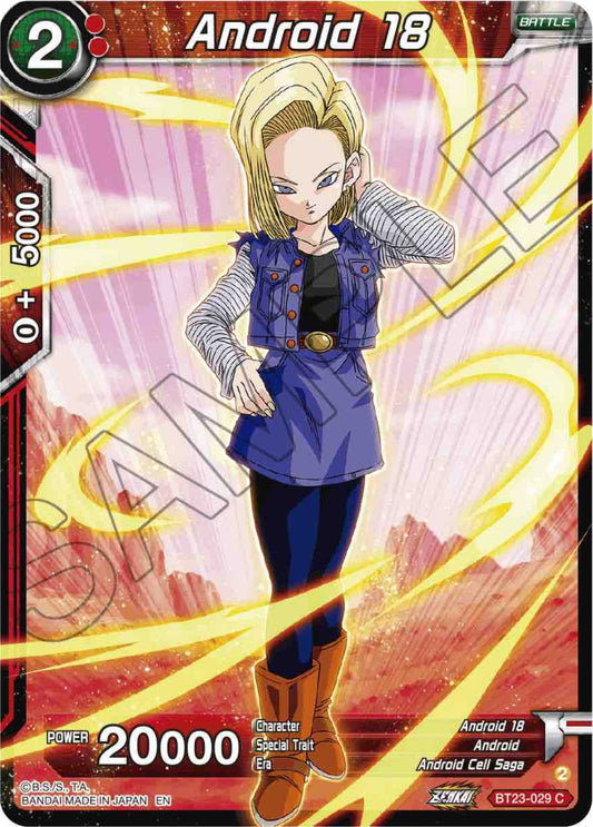 Android 18 - BT23-029 (Foil) Near Mint_Foil