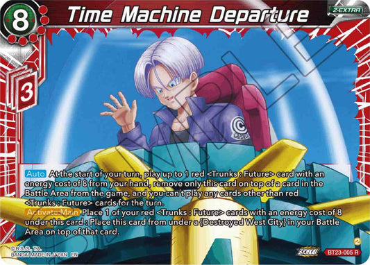 Time Machine Departure - BT23-005 (Normal) Near Mint_Normal