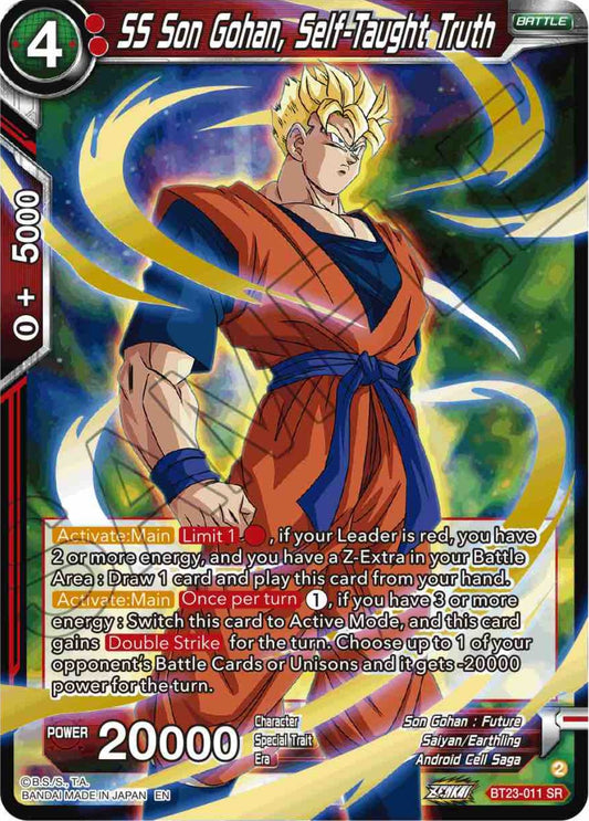 SS Son Gohan, Self-Taught Truth - BT23-011 (Foil) Near Mint_Foil