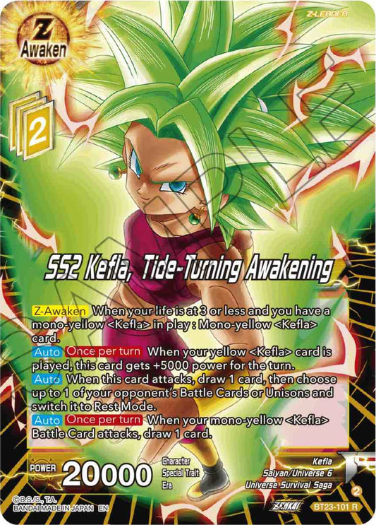 SS2 Kefla, Tide-Turning Awakening - BT23-101 (Normal) Near Mint_Normal