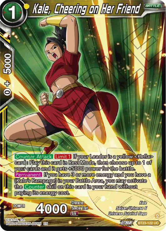 Kale, Cheering on Her Friend - BT23-122 (Normal) Near Mint_Normal
