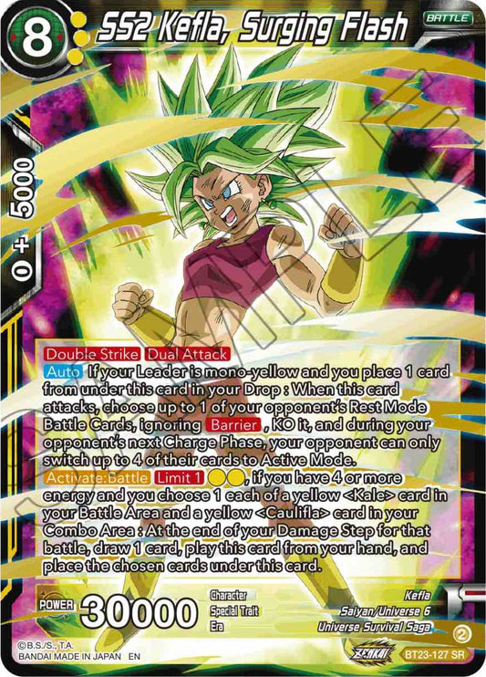 SS2 Kefla, Surging Flash - BT23-127 (Foil) Near Mint_Foil