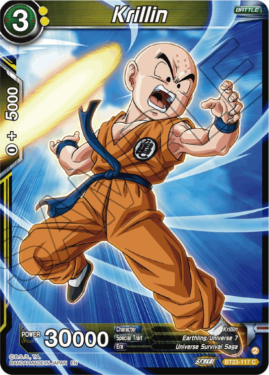 Krillin - BT23-117 (Normal) Near Mint_Normal