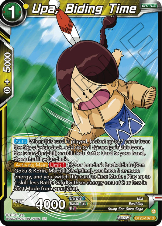 Upa, Biding Time - BT23-107 (Foil) Near Mint_Foil