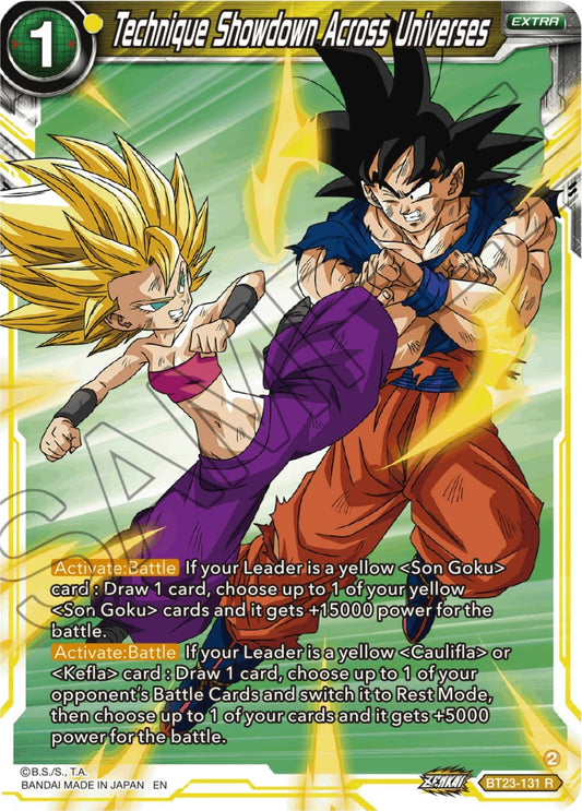 Technique Showdown Across Universes - BT23-131 (Foil) Near Mint_Foil