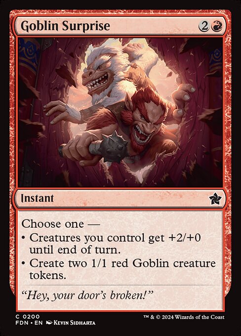 Goblin Surprise (Non Foil) near_mint