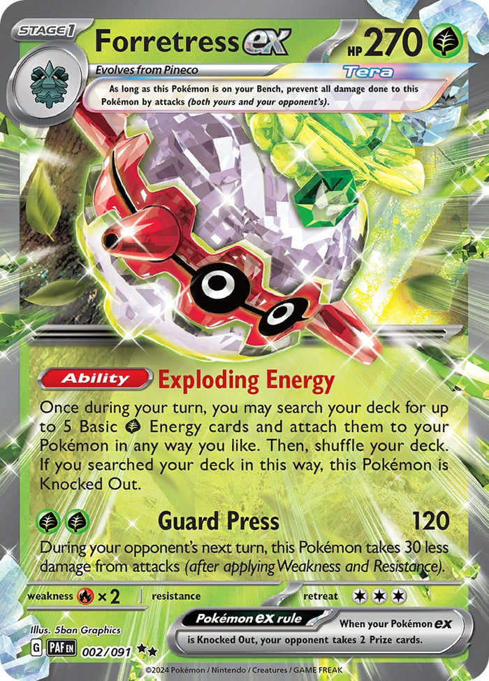 Forretress ex - 002/091 (Holo)
