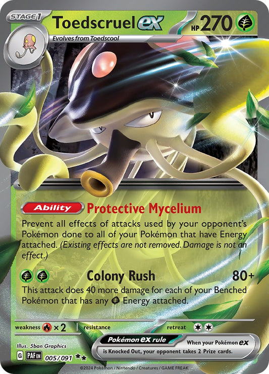Toedscruel ex - 005/091 - 005/091 (Holo)
