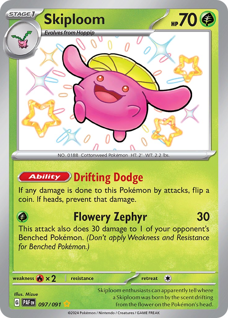 Skiploom - 097/091 (Holo)