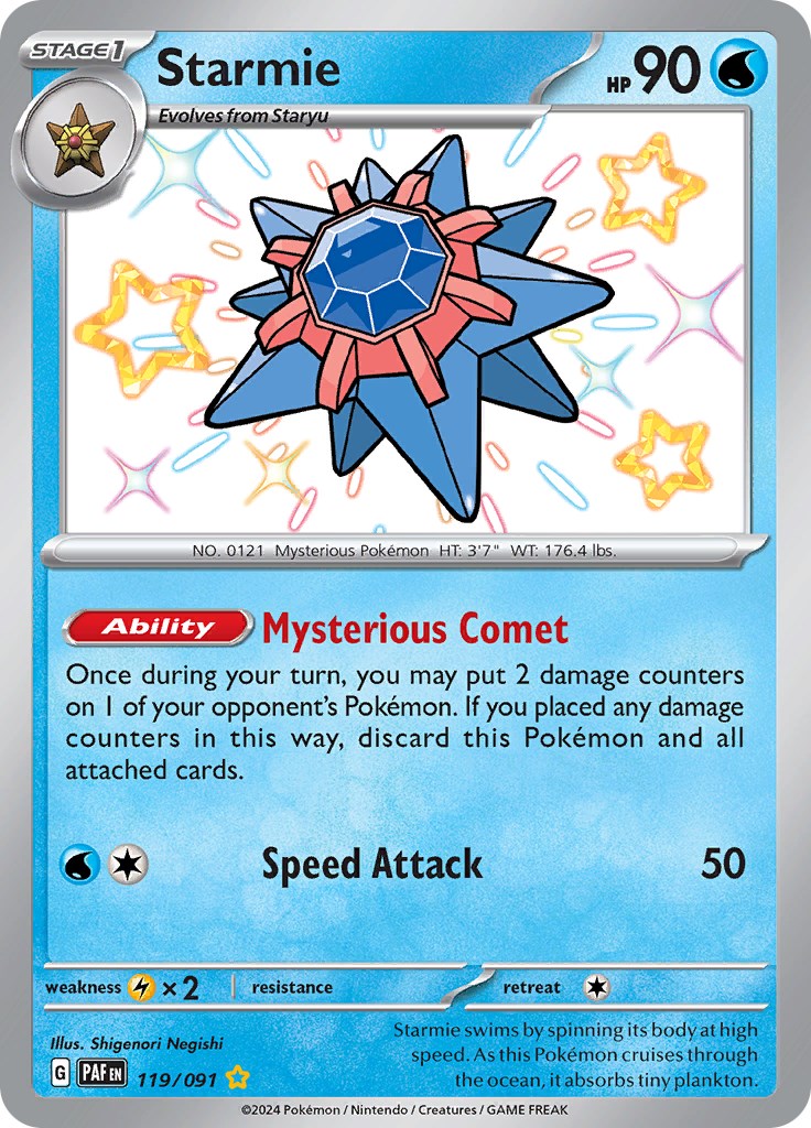 Starmie - 119/091 (Foil) Near Mint_Foil