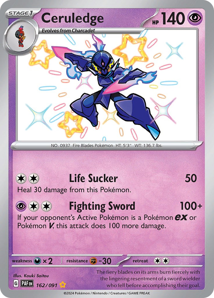 Ceruledge - 162/091 (Foil) Near Mint_Foil