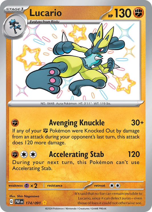 Lucario - 174/091 (Foil) Near Mint_Foil
