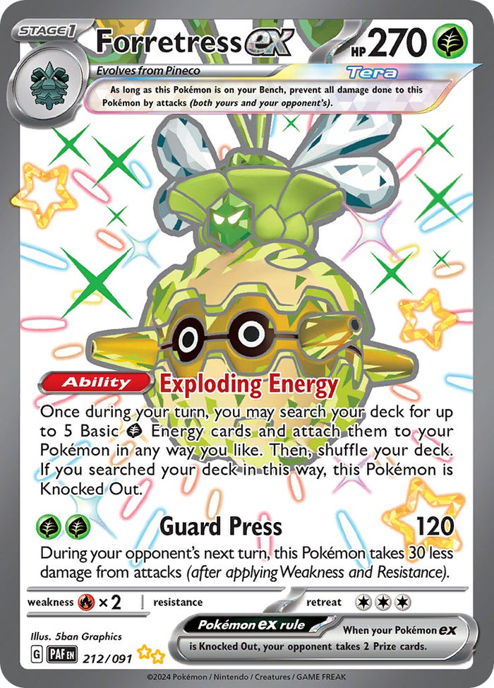 Forretress ex - 212/091 - 212/091 (Holo)